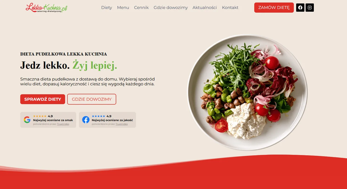 Lekka-Kuchnia.pl - wersja desktop